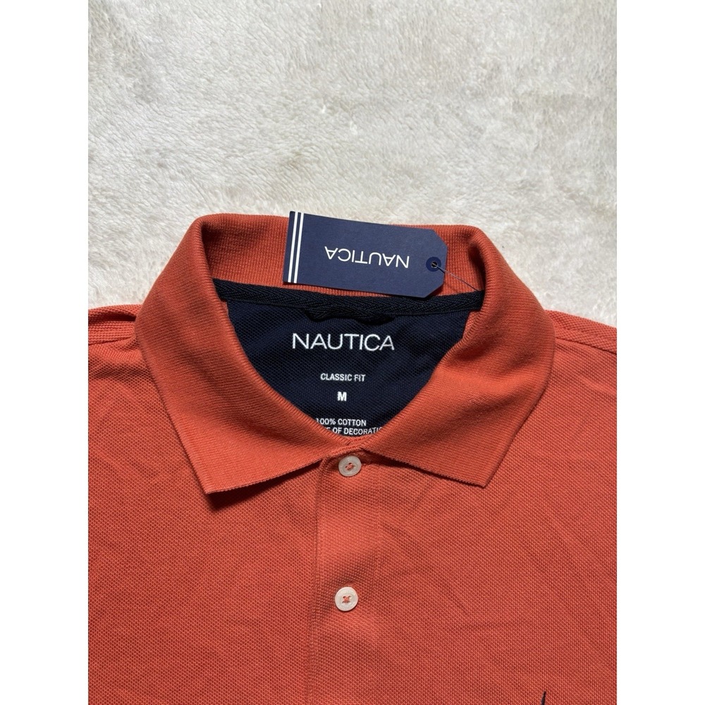 NEW Nautica Polo Shirt Short Sleeve Size Medium NWT - Picture 5 of 9